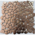 Rose warna emas stainless steel 8mm mosaik